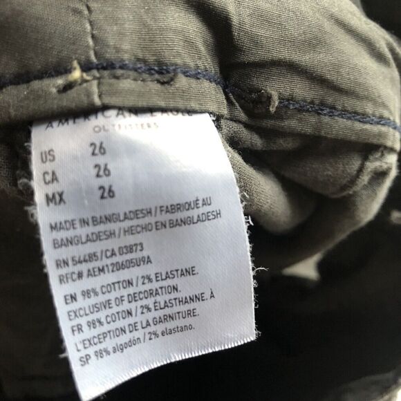 American Eagle Next Level Flex Gray Classic Fit Men’s Shorts Sz 26 A1253 - Picture 5 of 6